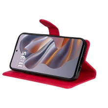 Oldalra nyíló tok Motorola Edge 50 Neo telefonhoz - PIROS