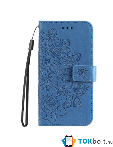 Oldalra nyíló tok Xiaomi Redmi 14C / Redmi 14R / Poco C75 telefonhoz - KÉK