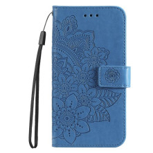 Oldalra nyíló tok Xiaomi Redmi 14C / Redmi 14R / Poco C75 telefonhoz - KÉK