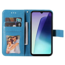 Oldalra nyíló tok Xiaomi Redmi 14C / Redmi 14R / Poco C75 telefonhoz - KÉK