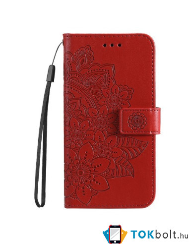 Oldalra nyíló tok Xiaomi Redmi 14C / Redmi 14R / Poco C75 telefonhoz - PIROS