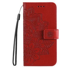 Oldalra nyíló tok Xiaomi Redmi 14C / Redmi 14R / Poco C75 telefonhoz - PIROS