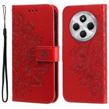 Oldalra nyíló tok Xiaomi Redmi 14C / Redmi 14R / Poco C75 telefonhoz - PIROS