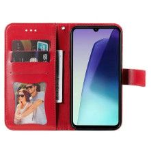 Oldalra nyíló tok Xiaomi Redmi 14C / Redmi 14R / Poco C75 telefonhoz - PIROS
