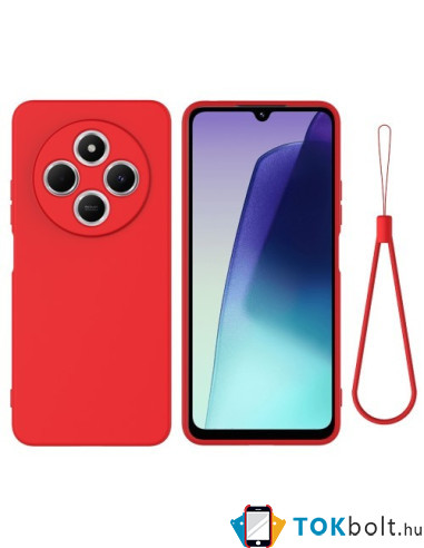 Rugalmas TPU tok Xiaomi Redmi 14C / Redmi 14R / Poco C75 készülékhez - PIROS