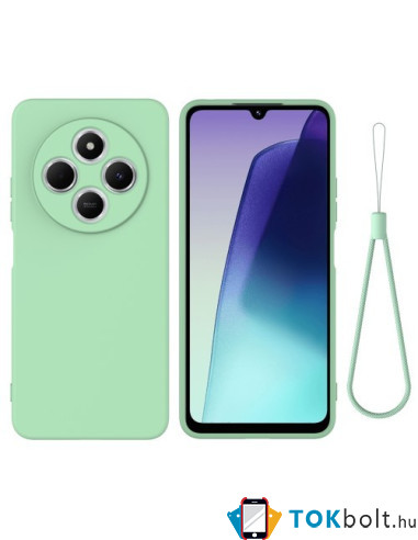 Rugalmas TPU tok Xiaomi Redmi 14C / Redmi 14R / Poco C75 készülékhez - ZÖLD
