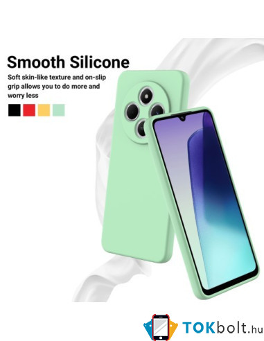Rugalmas TPU tok Xiaomi Redmi 14C / Redmi 14R / Poco C75 készülékhez - ZÖLD