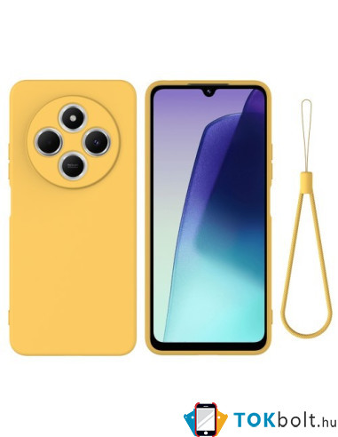 Rugalmas TPU tok Xiaomi Redmi 14C / Redmi 14R / Poco C75 készülékhez - SÁRGA