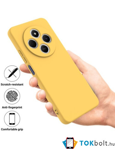 Rugalmas TPU tok Xiaomi Redmi 14C / Redmi 14R / Poco C75 készülékhez - SÁRGA