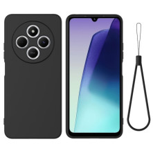 Rugalmas TPU tok Xiaomi Redmi 14C / Redmi 14R / Poco C75 készülékhez - FEKETE