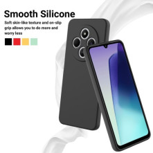 Rugalmas TPU tok Xiaomi Redmi 14C / Redmi 14R / Poco C75 készülékhez - FEKETE