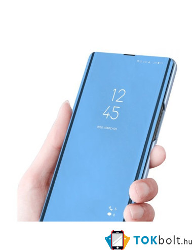 Flip telefontok átlátszó előlappal Samsung Galaxy A16 4G / A16 5G készülékhez - RÓZSAARANY