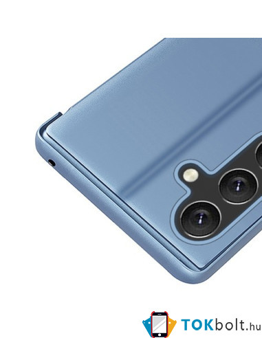 Flip telefontok átlátszó előlappal Samsung Galaxy A16 4G / A16 5G készülékhez - RÓZSAARANY