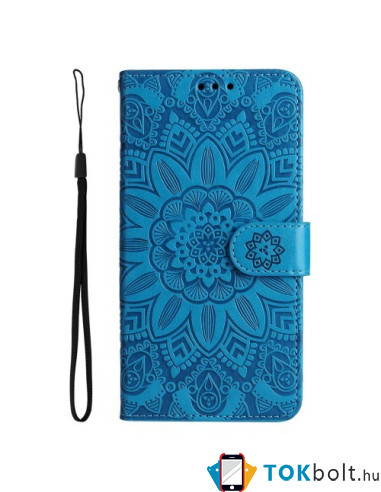 Oldalra nyíló tok Xiaomi Redmi 10/Redmi 10 2022/Redmi Note 11 4G/Redmi 10 Prime telefonhoz - KÉK