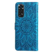 Oldalra nyíló tok Xiaomi Redmi 10/Redmi 10 2022/Redmi Note 11 4G/Redmi 10 Prime telefonhoz - KÉK