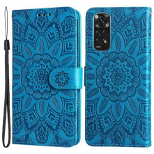 Oldalra nyíló tok Xiaomi Redmi 10/Redmi 10 2022/Redmi Note 11 4G/Redmi 10 Prime telefonhoz - KÉK