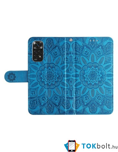 Oldalra nyíló tok Xiaomi Redmi 10/Redmi 10 2022/Redmi Note 11 4G/Redmi 10 Prime telefonhoz - KÉK