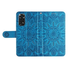 Oldalra nyíló tok Xiaomi Redmi 10/Redmi 10 2022/Redmi Note 11 4G/Redmi 10 Prime telefonhoz - KÉK