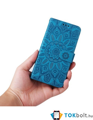 Oldalra nyíló tok Xiaomi Redmi 10/Redmi 10 2022/Redmi Note 11 4G/Redmi 10 Prime telefonhoz - KÉK