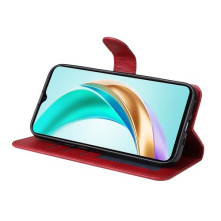 Oldalra nyíló tok Honor X6b telefonhoz - PIROS