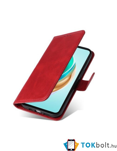 Oldalra nyíló tok Honor X6b telefonhoz - PIROS
