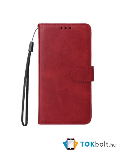 Oldalra nyíló tok Honor X6b telefonhoz - PIROS