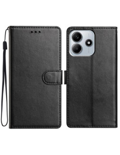Oldalra nyíló tok Xiaomi Redmi Note 14 5G telefonhoz - FEKETE