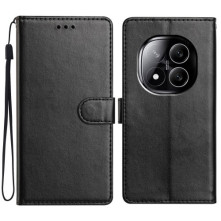 Oldalra nyíló tok Xiaomi Redmi Note 14 Pro 5G telefonhoz - FEKETE