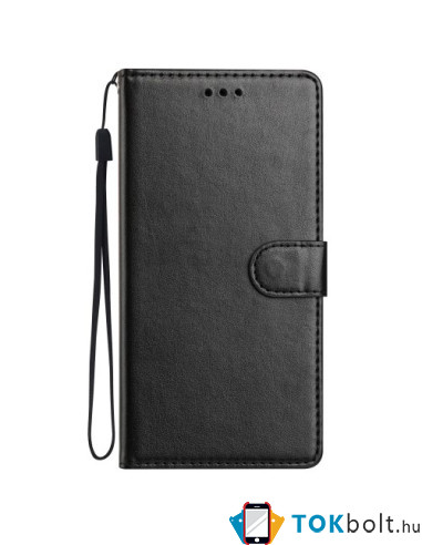 Oldalra nyíló tok Xiaomi Redmi Note 14 Pro 5G telefonhoz - FEKETE