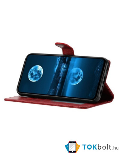 Oldalra nyíló tok Xiaomi Redmi Note 14 Pro 5G telefonhoz - BARNA