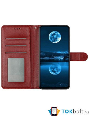 Oldalra nyíló tok Xiaomi Redmi Note 14 Pro 5G telefonhoz - BARNA