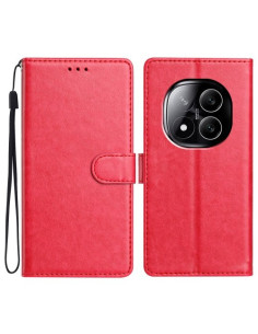 Oldalra nyíló tok Xiaomi Redmi Note 14 Pro 5G telefonhoz - PIROS
