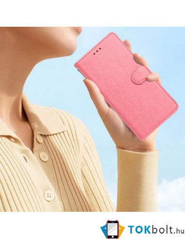 Oldalra nyíló tok Xiaomi Redmi Note 14 Pro 5G telefonhoz - RÓZSAARANY