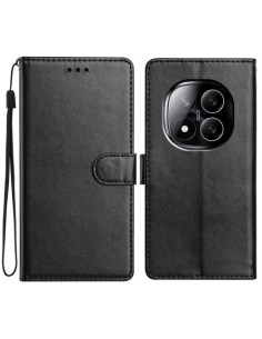 Oldalra nyíló tok Xiaomi Redmi Note 14 Pro+ 5G telefonhoz - FEKETE