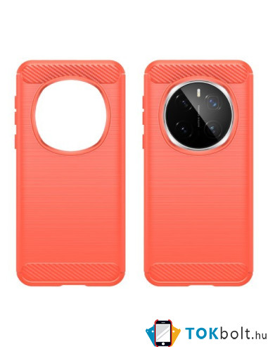 Honor Magic7 Pro karbon mintás tok - PIROS