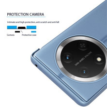 Flip telefontok átlátszó előlappal Honor Magic7 Lite készülékhez - EZÜST