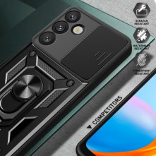 Kemény műanyag és rugalmas TPU hibrid tok Samsung Galaxy S25 telefonhoz - KÉK
