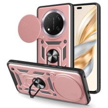 Kemény műanyag és rugalmas TPU hibrid tok Honor Magic7 Lite telefonhoz - RÓZSAARANY