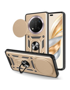 Kemény műanyag és rugalmas TPU hibrid tok Honor Magic7 Lite telefonhoz - ARANY