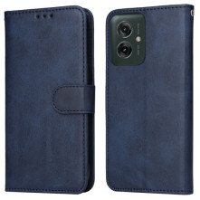 Oldalra nyíló tok Motorola Moto G55 telefonhoz - KÉK