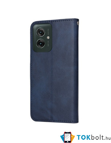 Oldalra nyíló tok Motorola Moto G55 telefonhoz - KÉK