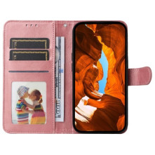Oldalra nyíló tok Motorola Moto G55 telefonhoz - PINK