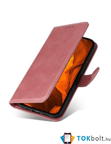 Oldalra nyíló tok Motorola Moto G55 telefonhoz - PINK