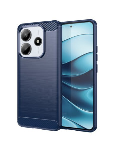 Xiaomi Redmi Note 14 5G karbon mintás tok - KÉK