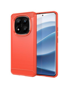 Xiaomi Redmi Note 14 Pro+ 5G karbon mintás tok - PIROS