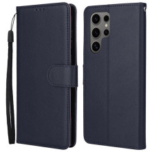 Oldalra nyíló tok Samsung Galaxy S25 Ultra telefonhoz - KÉK