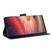 Oldalra nyíló tok Samsung Galaxy S25 Ultra telefonhoz - KÉK