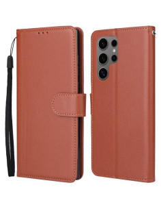 Oldalra nyíló tok Samsung Galaxy S25 Ultra telefonhoz - BARNA