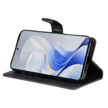 Oldalra nyíló tok Vivo V40 telefonhoz - FEKETE