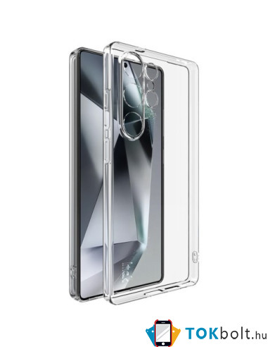 Rugalmas TPU tok Samsung Galaxy S25 Ultra készülékhez - ÁTTETSZŐ